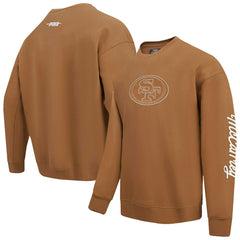 Christian McCaffrey San Francisco 49ers Pro Standard Pullover Crewneck Sweatshirt Brown