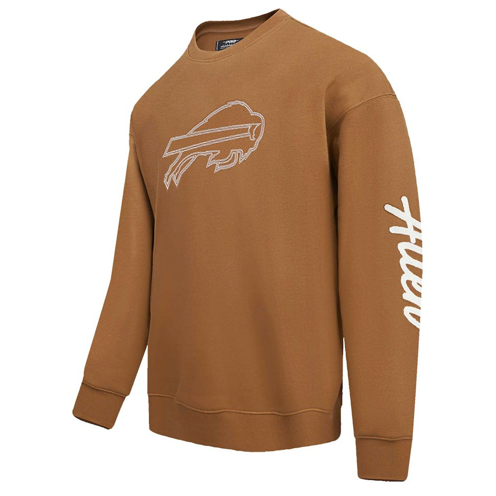 Josh Allen Buffalo Bills Pro Standard Pullover Crewneck Sweatshirt Brown