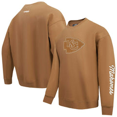 Patrick Mahomes Kansas City Chiefs Pro Standard Pullover Crewneck Sweatshirt Brown