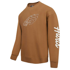 Jalen Hurts Philadelphia Eagles Pro Standard Pullover Crewneck Sweatshirt Brown