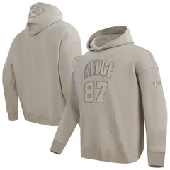 Travis Kelce Kansas City Chiefs Pro Standard Player Name & Number Pullover Hoodie Tan