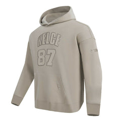 Travis Kelce Kansas City Chiefs Pro Standard Player Name & Number Pullover Hoodie Tan