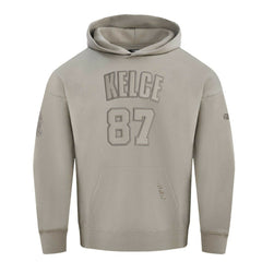 Travis Kelce Kansas City Chiefs Pro Standard Player Name & Number Pullover Hoodie Tan