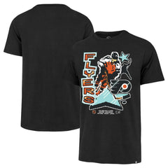 NHL Philadelphia Flyers '47 Lamp Lighter Franklin T-Shirt - Black