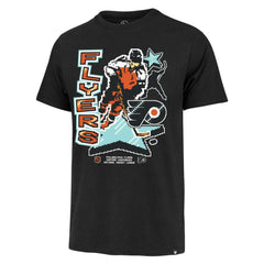 NHL Philadelphia Flyers '47 Lamp Lighter Franklin T-Shirt - Black