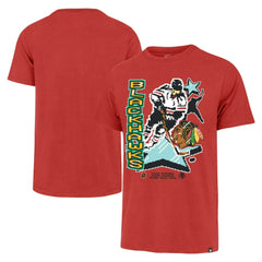 NHL Chicago Blackhawks '47 Lamp Lighter Franklin T-Shirt - Red