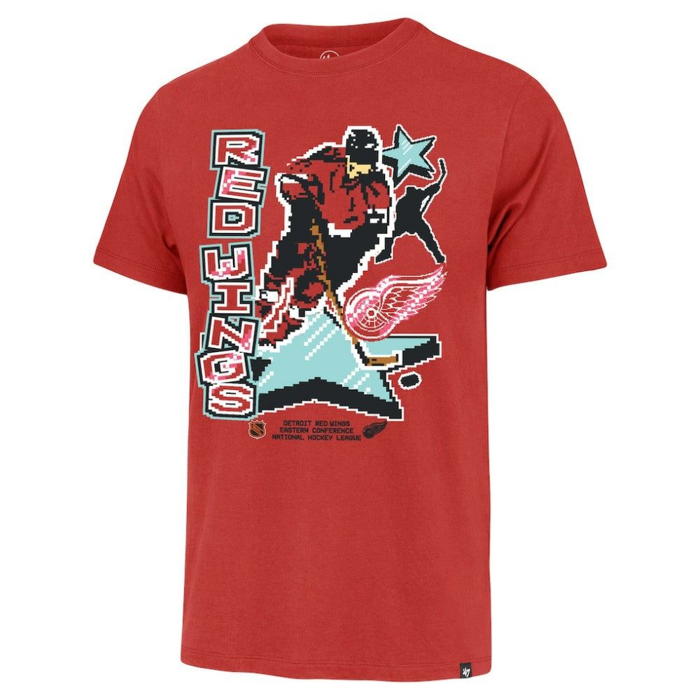 NHL Detroit Red Wings '47 Lamp Lighter Franklin T-Shirt - Red