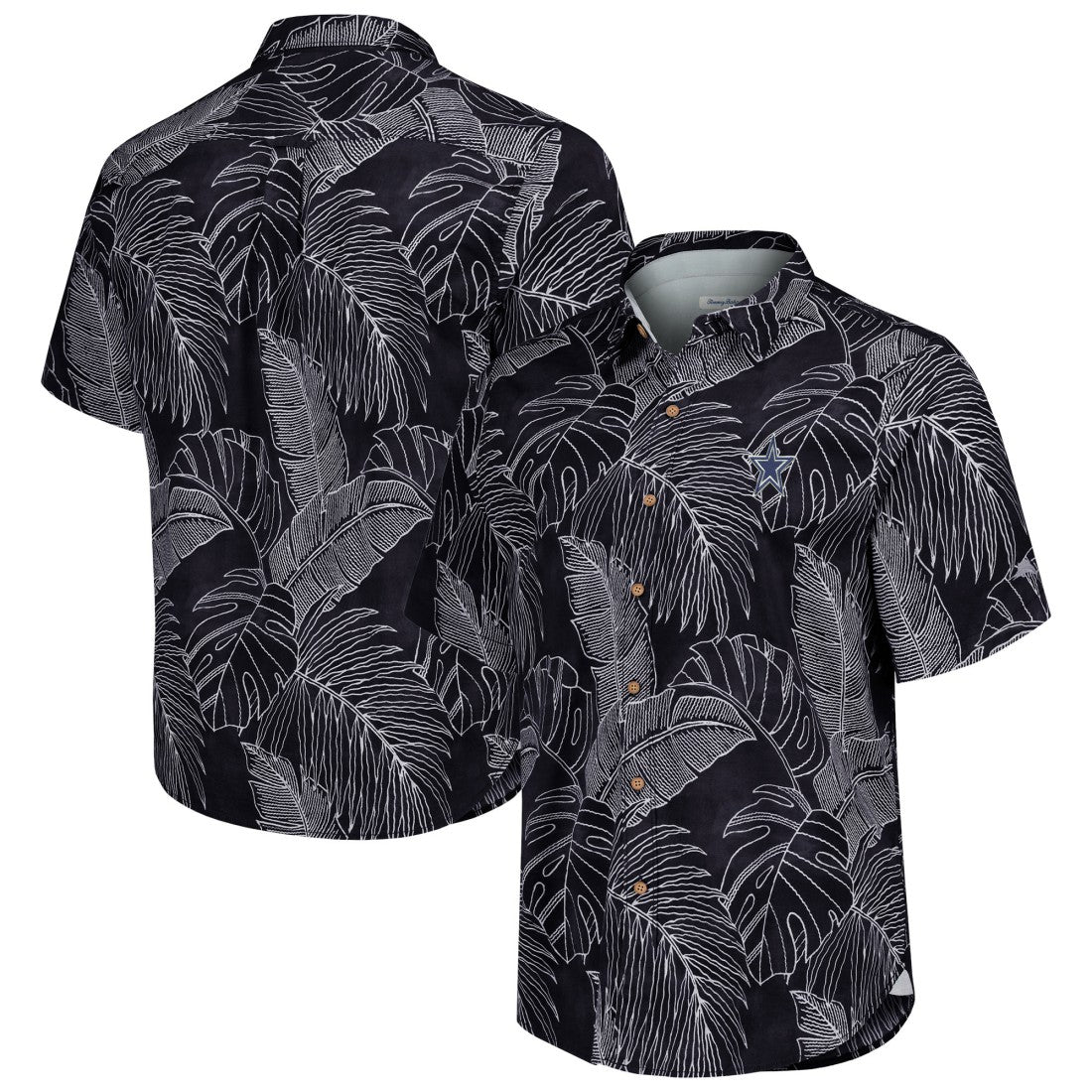 Dallas Cowboys Sport Vine Line Button-Down Shirt Navy