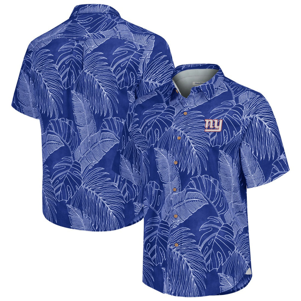 New York Giants Sport Vine Line Button-Down Shirt Royal