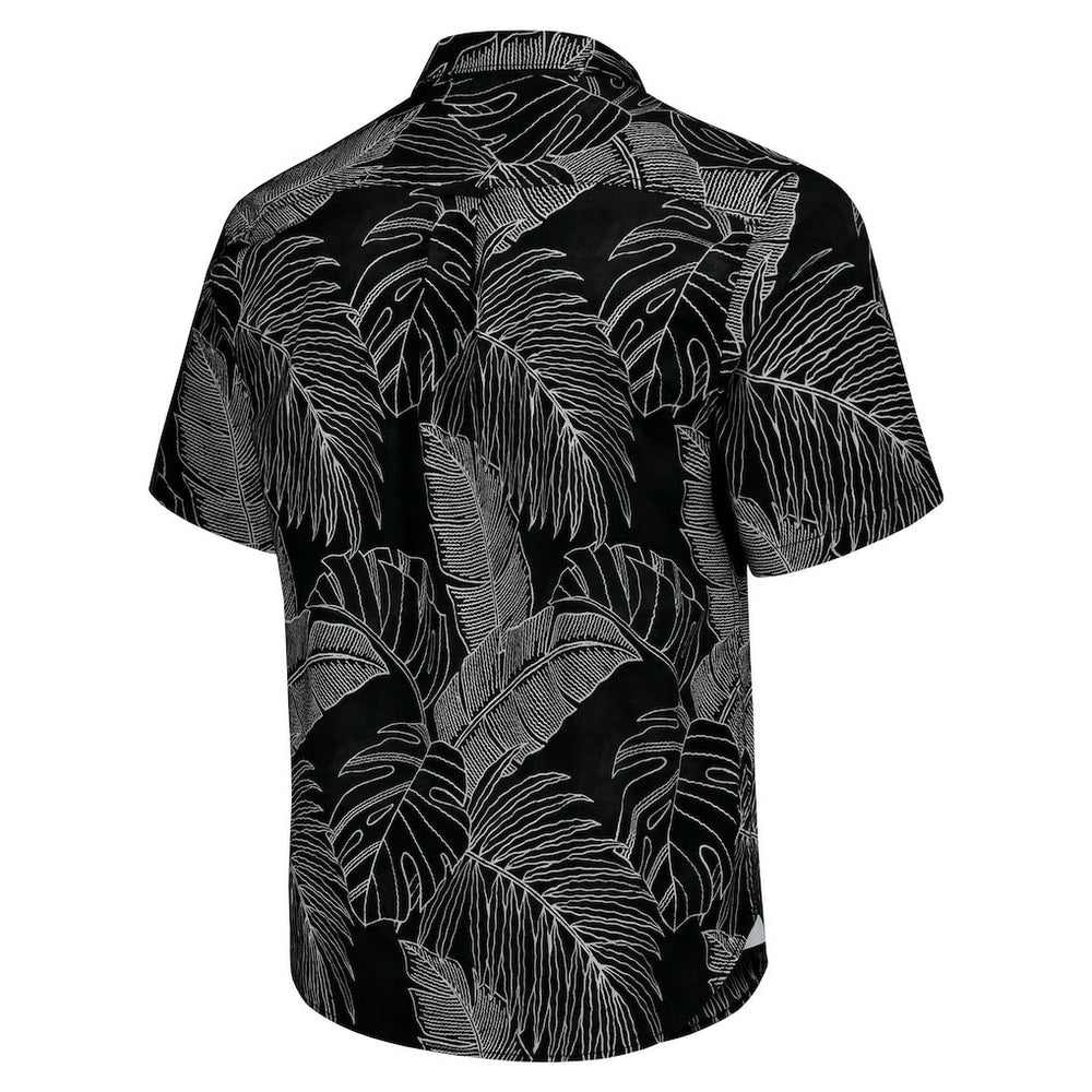 New York Jets Sport Vine Line Button-Down Shirt Black