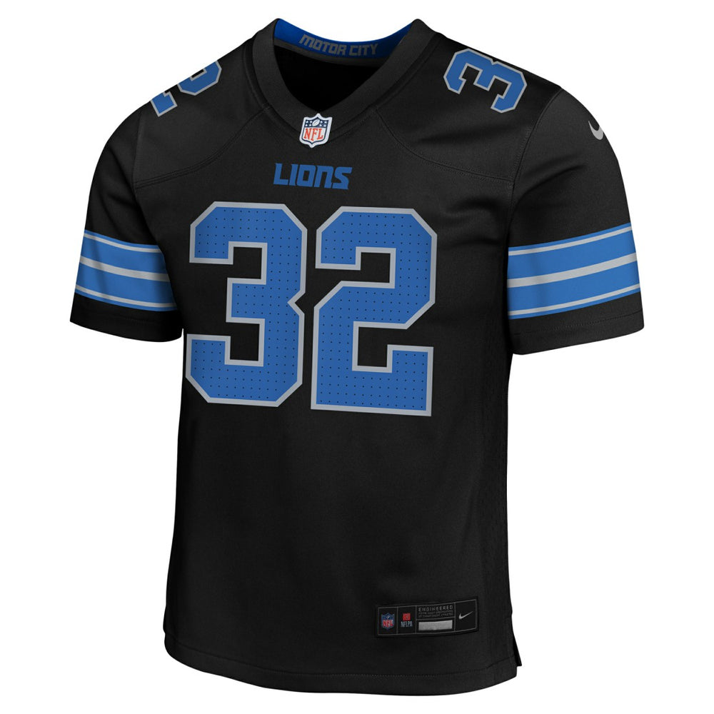Brian Branch Detroit Lions Youth Game Jersey Black