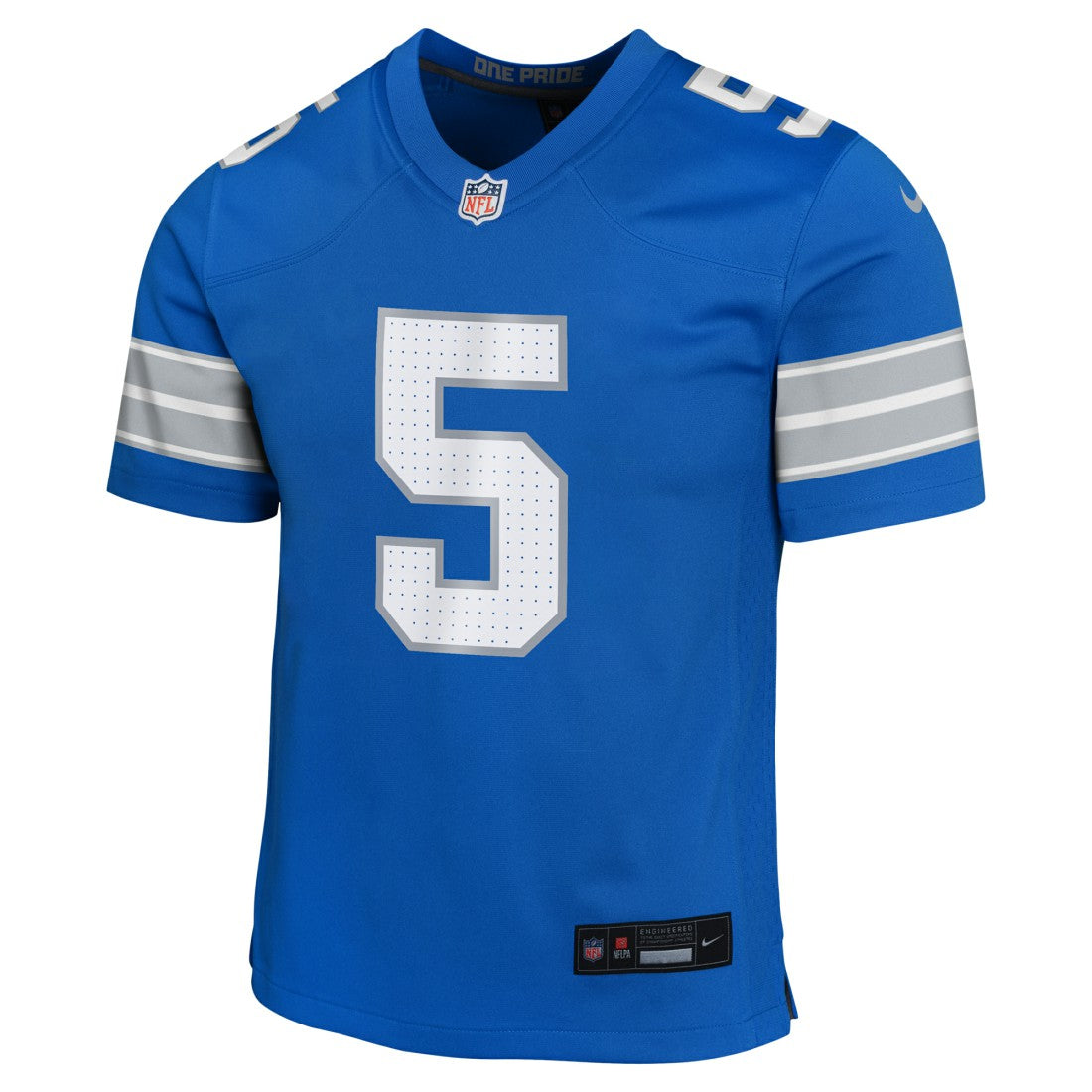 David Montgomery Detroit Lions Youth Game Jersey Blue
