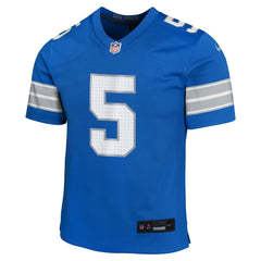 David Montgomery Detroit Lions Youth Game Jersey Blue