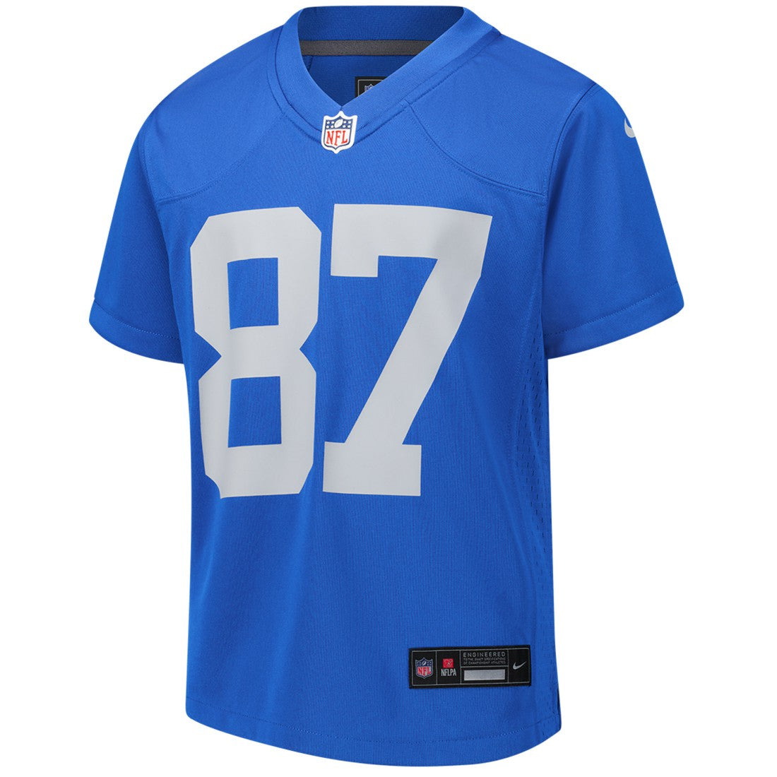 Sam LaPorta Detroit Lions Youth Game Jersey Blue