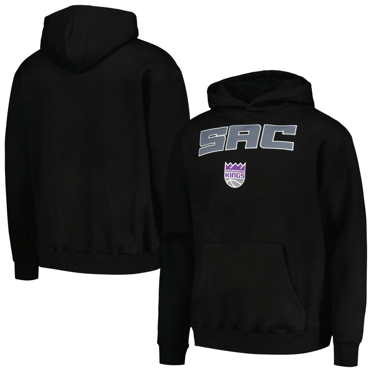 Sacramento Kings Stadium Essentials Unisex Terrace Pullover Hoodie Black