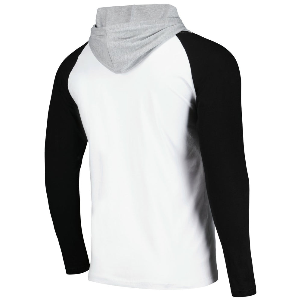 Sacramento Kings Stadium Essentials Unisex Terrace Long Sleeve Hooded T-Shirt White