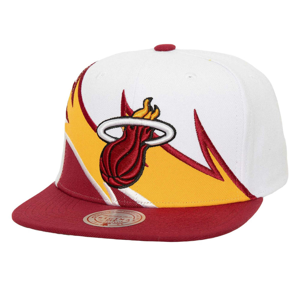 Miami Heat Waverunner Snapback Hat White/Red