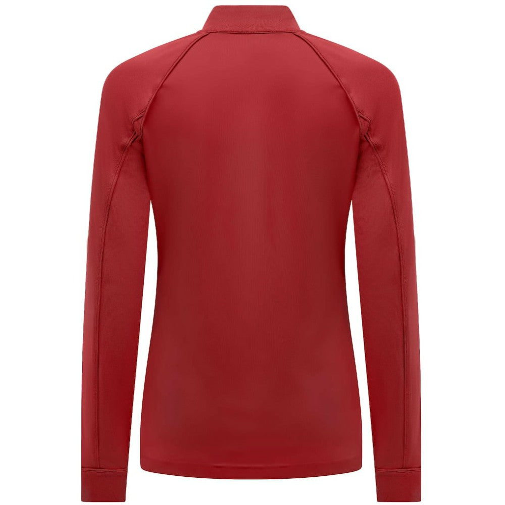 NHL Chicago Blackhawks Levelwear Women's Kinetic Insignia Core Quarter-Zip Pullover Top - Red