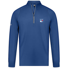 NHL New York Rangers Levelwear Theory Insignia Core Quarter-Zip Pullover Top - Blue