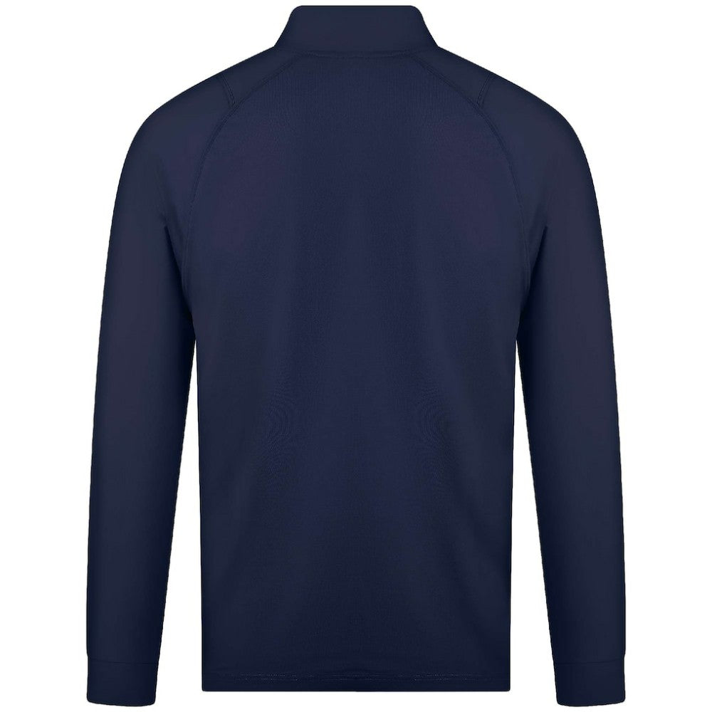 NHL Winnipeg Jets Levelwear Theory Insignia Core Quarter-Zip Pullover Top - Navy