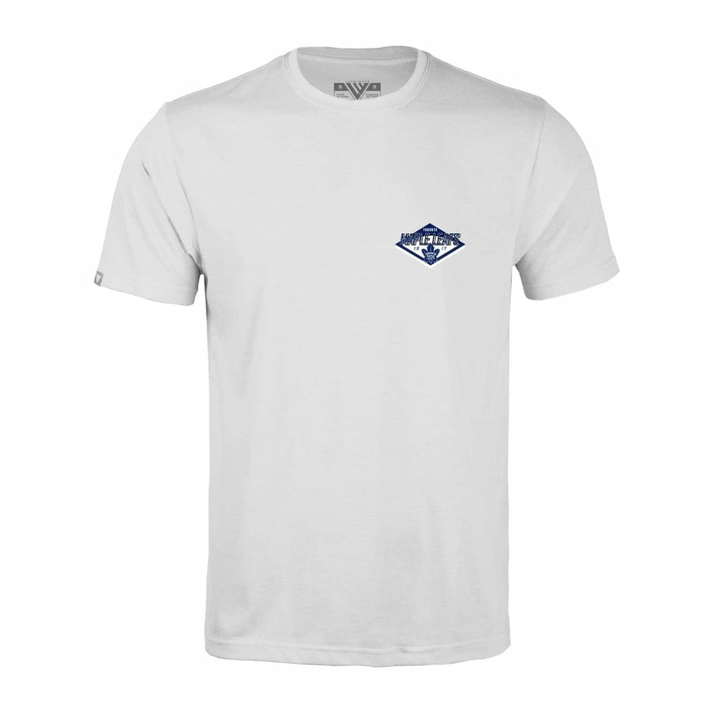 NHL Toronto Maple Leafs Levelwear Richmond Club Patch 2.0 T-Shirt - White