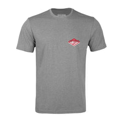 NHL Detroit Red Wings Levelwear Richmond Club Patch 2.0 T-Shirt - Heather Gray