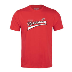 NHL Carolina Hurricanes Levelwear Richmond Retro Script T-Shirt - Red