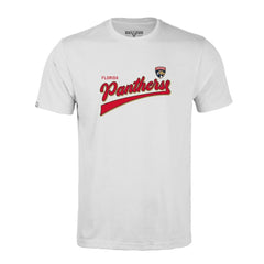 NHL Florida Panthers Levelwear Richmond Retro Script T-Shirt - White