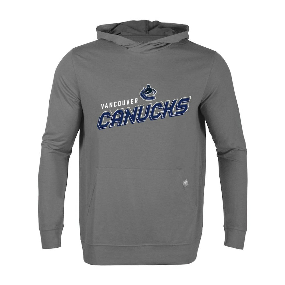 NHL Vancouver Canucks Levelwear Relay Premier 2.0 Pullover Hoodie - Gray