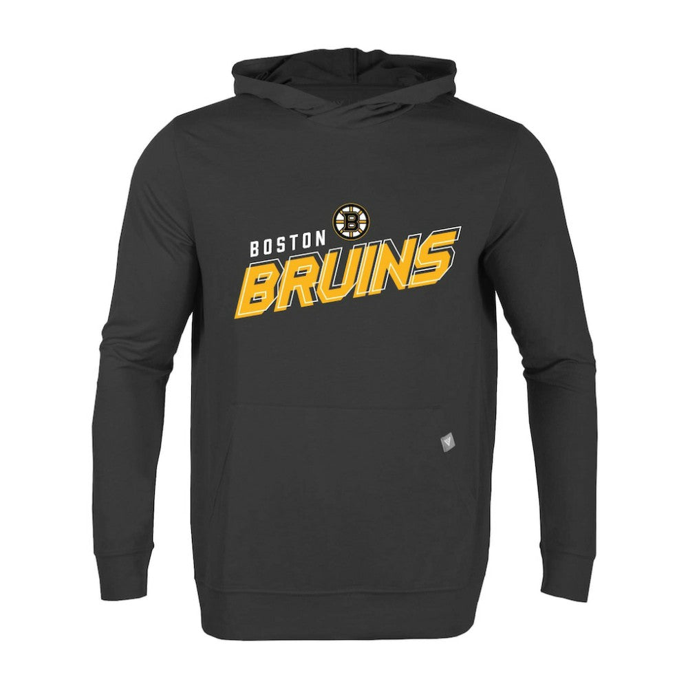 NHL Boston Bruins Levelwear Relay Premier 2.0 Pullover Hoodie - Black