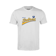 NHL Buffalo Sabres Levelwear Youth Little Richmond Retro Script T-Shirt - White