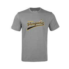 NHL Pittsburgh Penguins Levelwear Youth Little Richmond Retro Script T-Shirt - Heather Gray