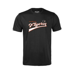 NHL Philadelphia Flyers Levelwear Youth Little Richmond Retro Script T-Shirt - Black