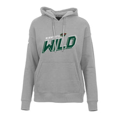 NHL Minnesota Wild Levelwear Women's Adorn Premier 2.0 Fleece Pullover Hoodie - Gray