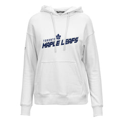 NHL Toronto Maple Leafs Levelwear Women's Adorn Premier 2.0 Fleece Pullover Hoodie - White