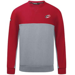 NHL Carolina Hurricanes Levelwear Legacy Insignia Core Sweatshirt - Red/Gray