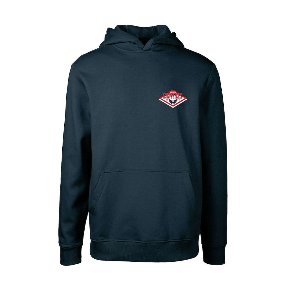 NHL Washington Capitals Levelwear Youth Podium Club Patch 2.0 Fleece Pullover Hoodie - Navy