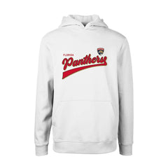 NHL Florida Panthers Levelwear Youth Podium Retro Script Fleece Pullover Hoodie - White