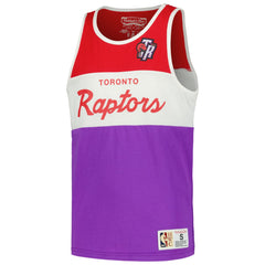 Toronto Raptors Youth Hardwood Classics Special Script Tank Top Purple