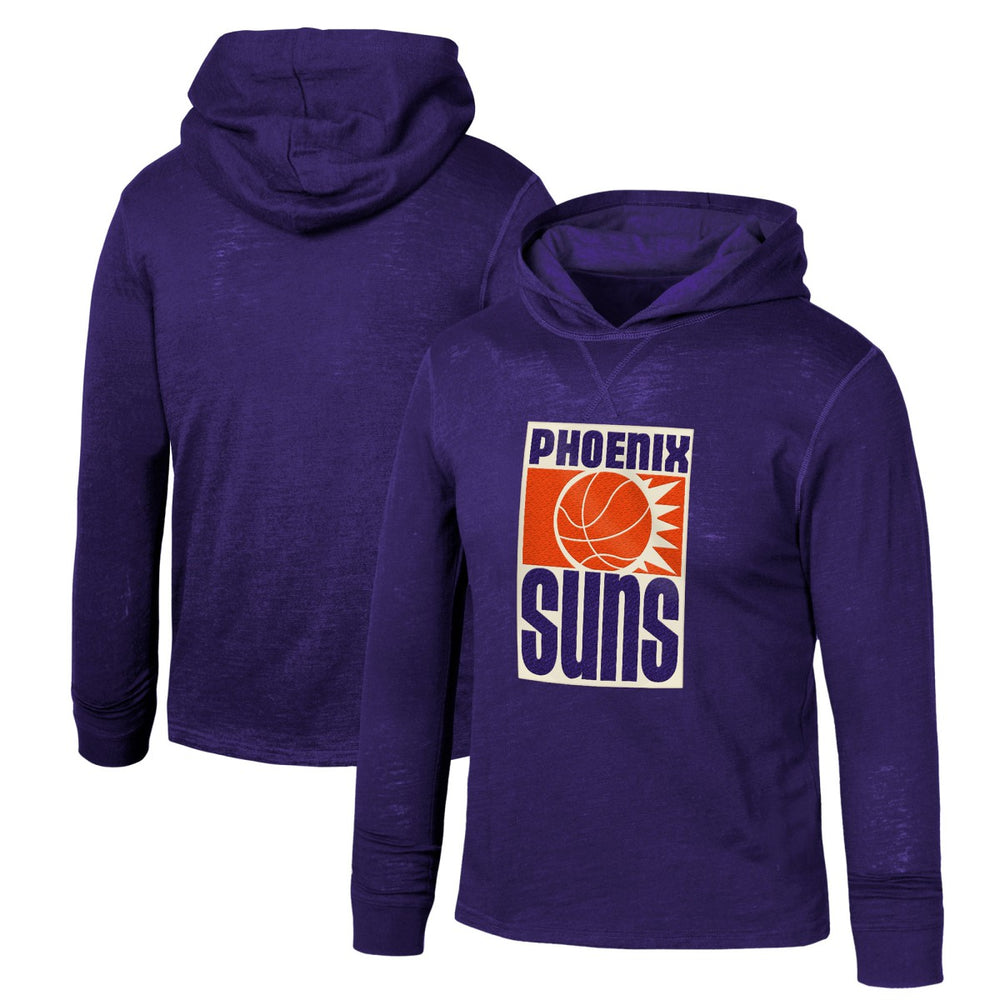 Phoenix Suns Youth Hardwood Classics Legendary Slub Lightweight Pullover Hoodie Purple