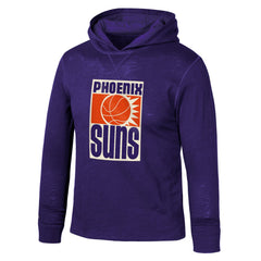 Phoenix Suns Youth Hardwood Classics Legendary Slub Lightweight Pullover Hoodie Purple