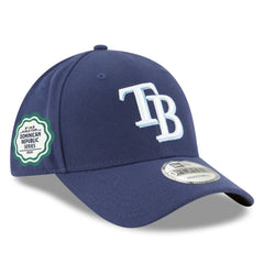 Tampa Bay Rays New Era 2024 MLB World Tour: Dominican Republic Series 9FORTY Adjustable Hat - Navy Hats