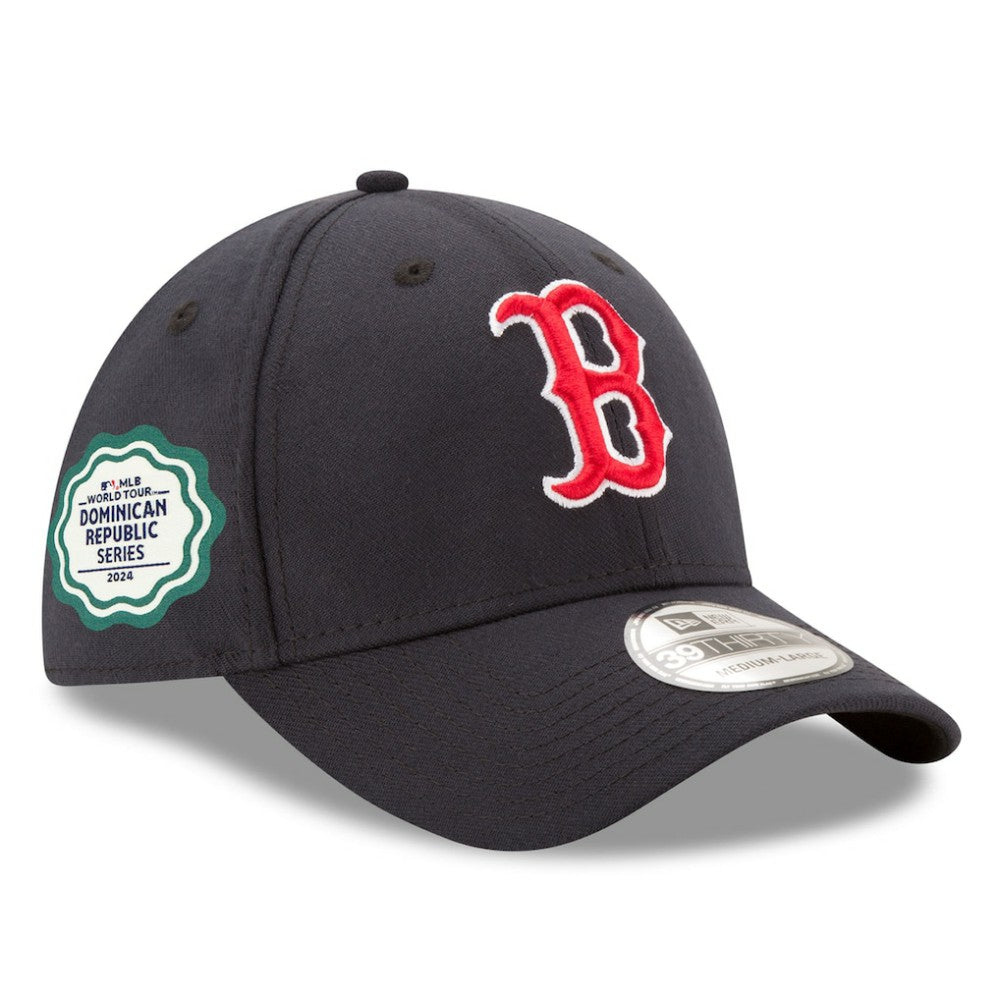 Boston Red Sox New Era 2024 MLB World Tour: Dominican Republic Series 39THIRTY Flex Hat - Navy Hats