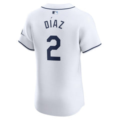 Yandy Diaz Tampa Bay Rays Nike Home Elite Player Jersey - White Jerseys