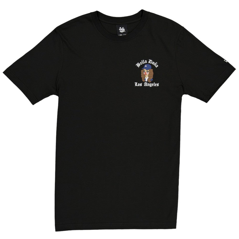 New Era Women's Bella Dona x Los Angeles Dodgers T-Shirt - Black T-shirts