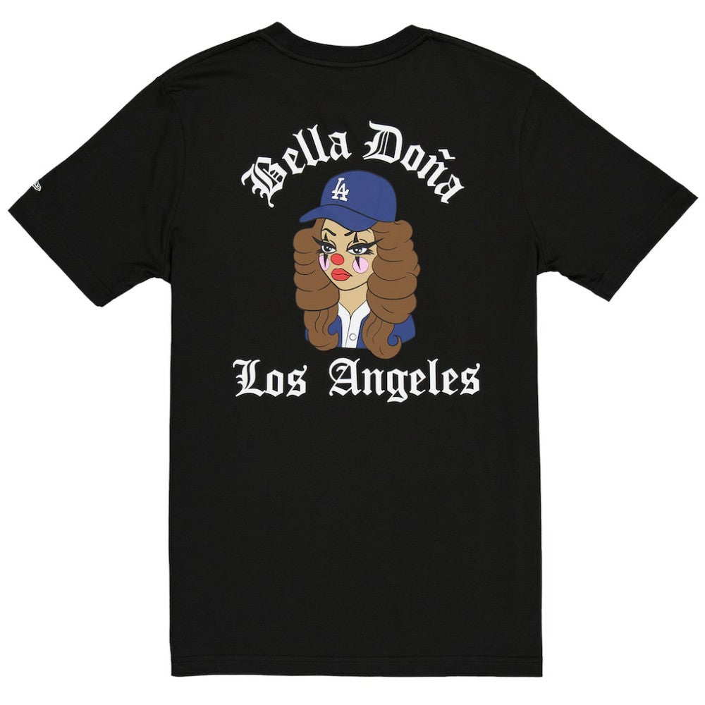 New Era Women's Bella Dona x Los Angeles Dodgers T-Shirt - Black T-shirts