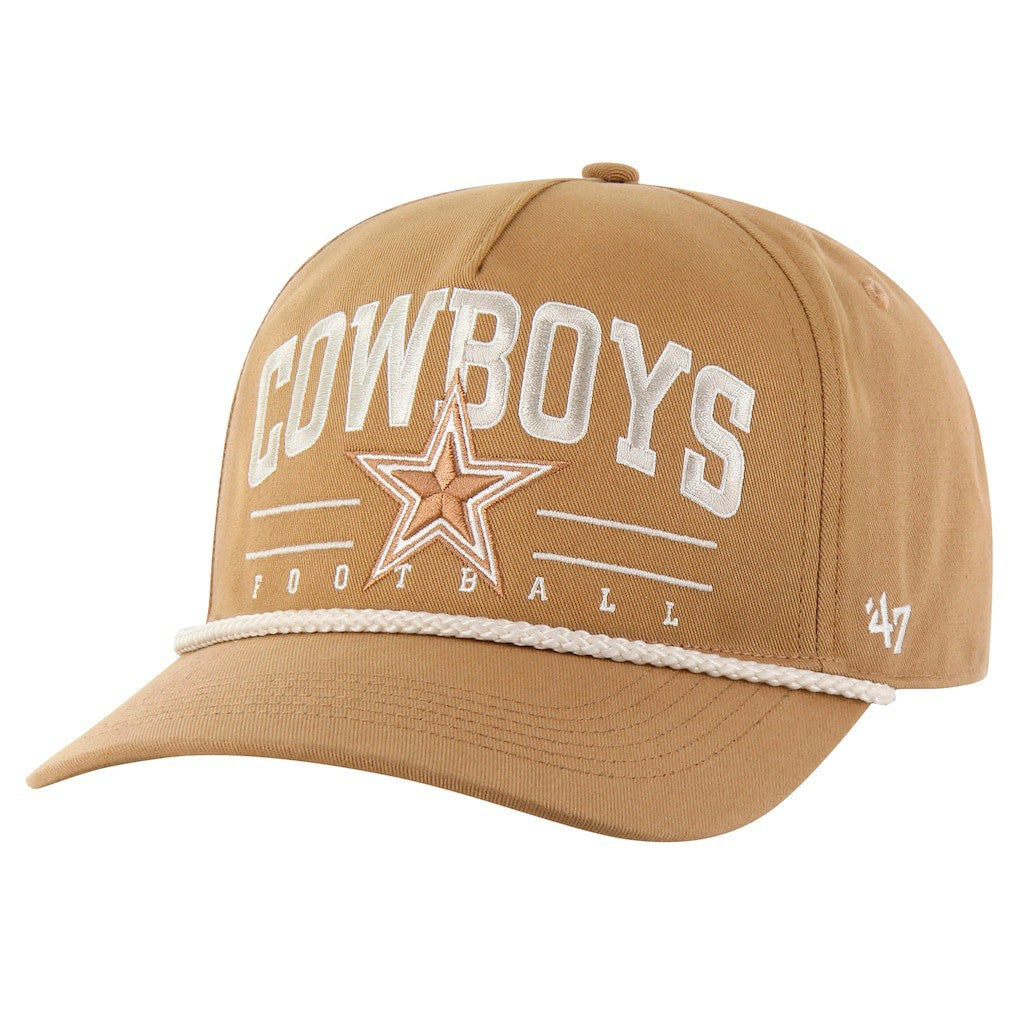 Dallas Cowboys '47 Roscoe Rope Hitch Adjustable Hat Tan