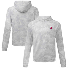 Atlanta Braves Levelwear Blender Insignia Hoodie - White Hoodies