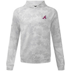 Atlanta Braves Levelwear Blender Insignia Hoodie - White Hoodies