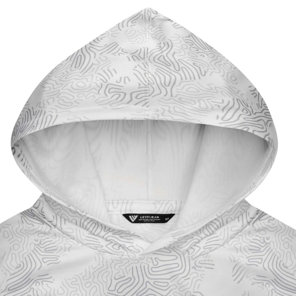 Atlanta Braves Levelwear Blender Insignia Hoodie - White Hoodies